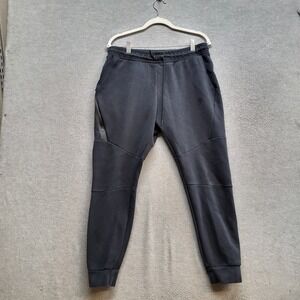 Nike Men Activewear Pants XL Black Tech Fleece Logo Swoosh Logger